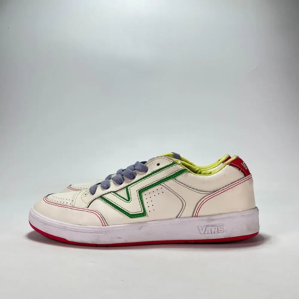 Vans Lowland CC Pop Marshmallow Retro Low Top Skate Shoes 721356 Women's Size 9